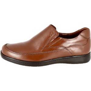 MOCASSIN Mocassin Médical Homme en cuir Cognac - Adulte - M