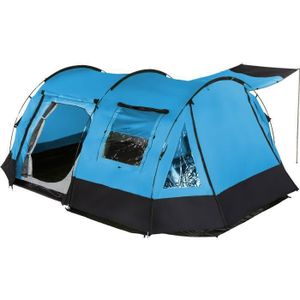 Generic Toile De Tente De Camping 4 Places Multicouleurs 208x208x145 Cm  Avec Son Sac - Prix pas cher