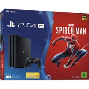 CONSOLE PS4 PS4 PRO 1 TO + Marvel Spider Man + PSN 14 Jours