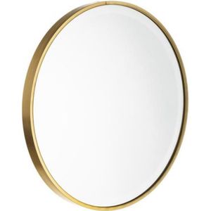 MIROIR Miroir rond Métal doré taille M - KANSAS - L 40 x 