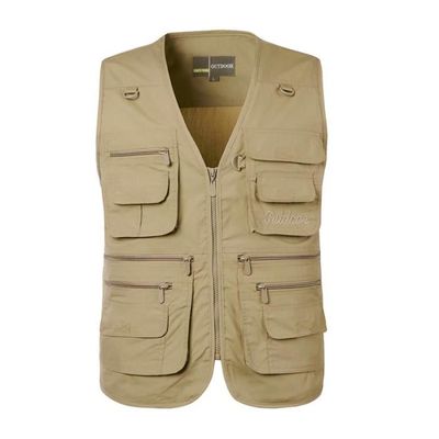 Gilet Utilitaire L.L. Bean Homme – Taille XXL – Kaki – Multi Poches – Vintage Neuf