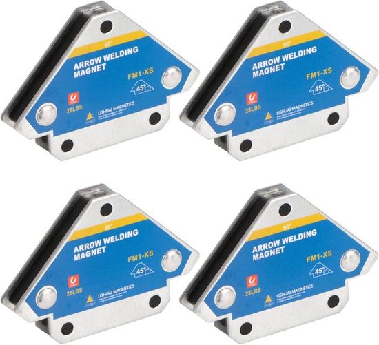 Lot De 4 Aimants Télescopiques - Puissance 1,5 LB, 5 LB, 10 LB, Pour Ramasser Vis, écrous, Pièces Métalliques En Atelier Ou Mécanique - 4