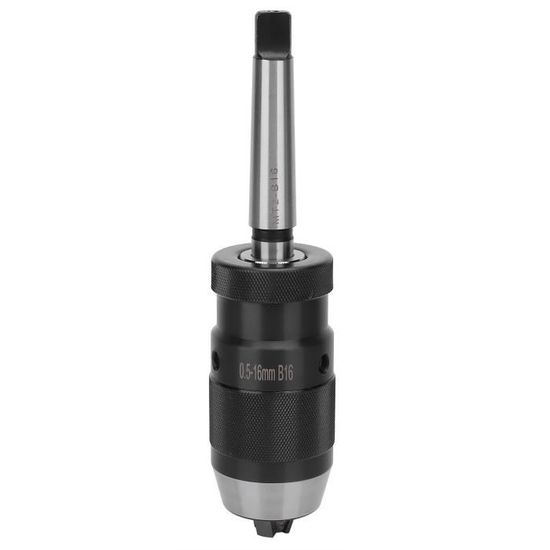 Mandrin De Perçage Auto-serrant MT2-B16 - Plage 0,5-16 Mm - Pour Perceuse à Colonne, Fraiseuse, Tour - Opération Sans Clé