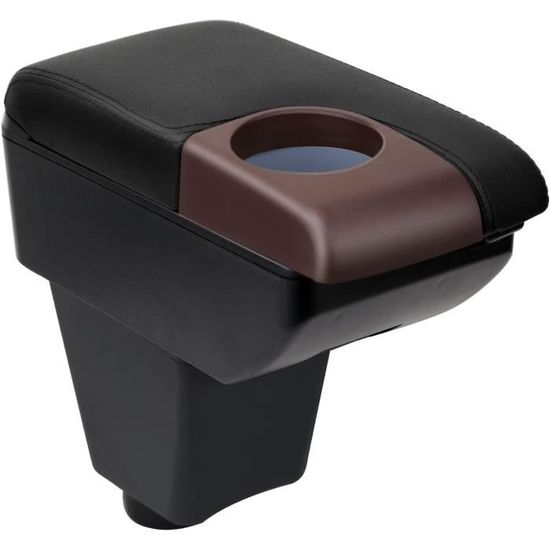 Reposabrazos Central Para Renault Clio 3/4 Y Captur (2012-2019) - Negro Con Blanco