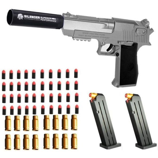 Pistolet Jouet Dazztime à Balles Molles En Mousse EVA – Pour Enfants (8-12 Ans), Taille L