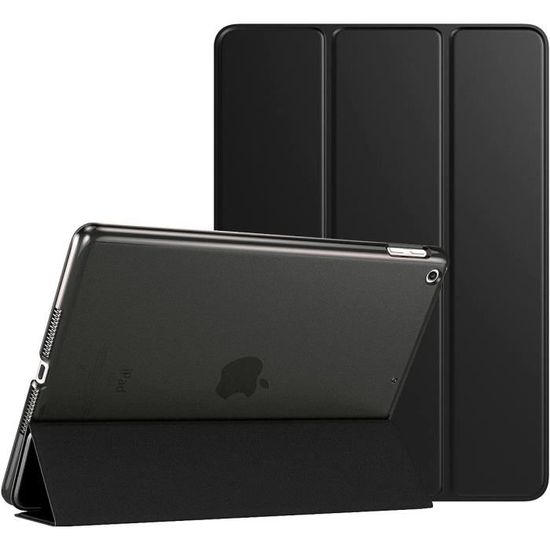 MoKo Étui Smart Cover Pour New IPad 9ème Génération 2021, Étui à Rabat Avec Support Et Semi-Transparent Protecteur Pour IPad 8e Génération 10.2" 2020/ IPad 7e Génération 10.2" 2019, Violet Sombre