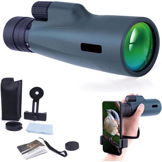 Yuwqqoajv Monoculaire De Microphone Parabolique De Contrôle De Fréquence Précis Pour L'écoute De Longue Distance ABS D'écoute à Distance