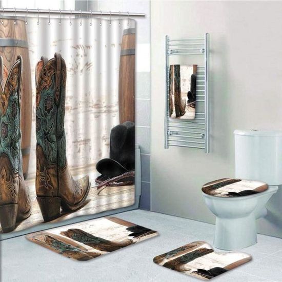 Découpes Cowboy Hat Infront a Rustic Barrel Racing Event 5 pièces