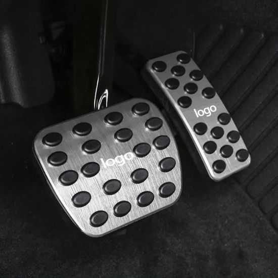 Jeu De Couvre-Pédales Pour Skoda Octavia, Superb, Seat Leon, Etc. - Acier Inoxydable, Antidérapant