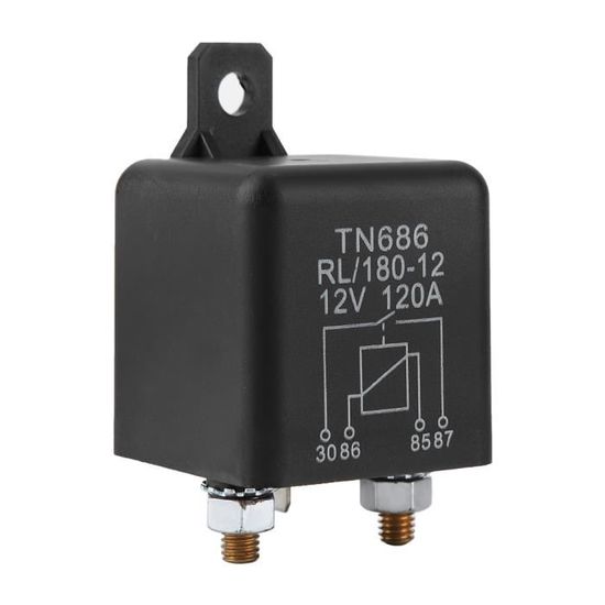 GUUZI 3-pack 12V 40Amp Autorelais DC 4-pins SPST en Kabelboom