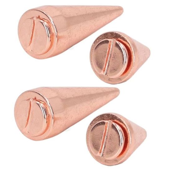 RIVET,Gold-10MM--Pointes Métalliques Carrées Pour Vêtements, 4 Griffes