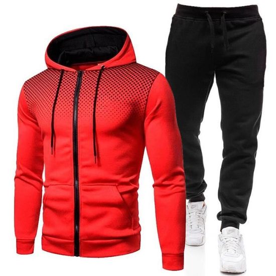 Survêtement Homme Hiver - Ensemble Jogging Chaud Et Doux Pour Sport Ou Détente | Grande Taille Disponible