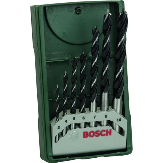 Set De 10 Mèches à Bois Professionnelles Meccion - 4mm Pour Perçage Précis Et Rapide