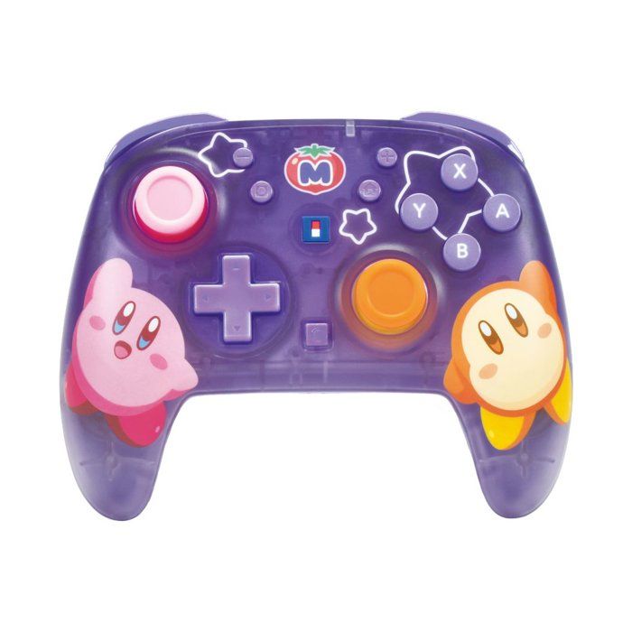 Manette sans fil Horipad Turbo Nintendo Switch 2 HORI Bouton C Autonomie 10 h Câble USB C Motif Kirby et Waddle Dee