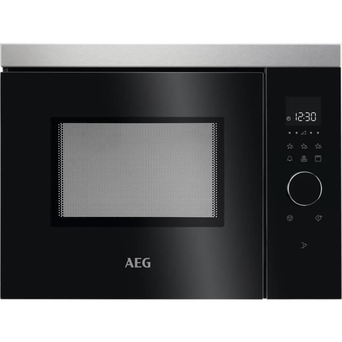 AEG MBB1755DEM, Intégré, Micro-onde combiné, 17 L, 800 W, Tactil, Noir, Acier inoxydable
