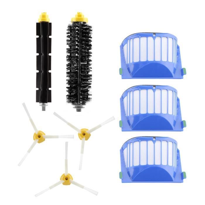 Kit De Brosse à Filtre à Air Haute Efficacité Pour Aspirateur Série Roomba Irobot 500 600 700 800 900