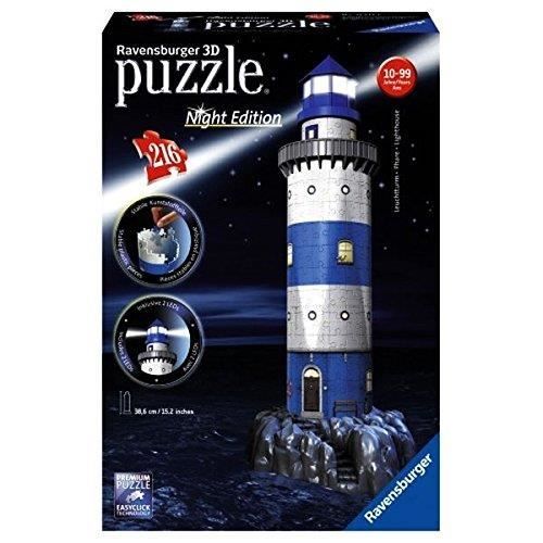 12577 Puzzle 3D Building 216 Pièces Phare Night Edition 15426