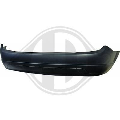 1672055 Pare choc arriere pour MERCEDES Classe C Berline Classic de type W204 de 2007 a 2011 Look origine