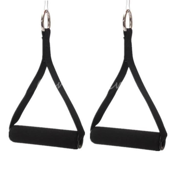SHAN 1pcs Bande Résistance Elastique Poignée Eponge Musculation Yoga