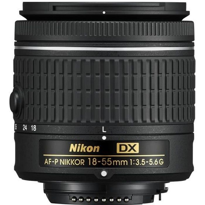 Nikon 18-55 mm - F 3.5-5.6 AF-P G DX NIKKOR Objectifs 18 mm