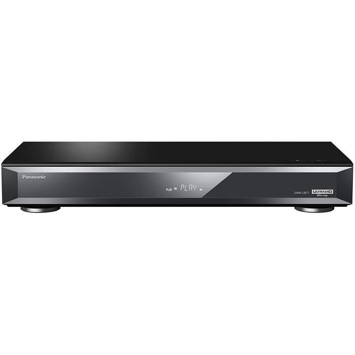 Panasonic Lecteur Blu Ray UHD enregistreur Full HD DMR-UBT1EC-K Réglage HDR Automatique, Convertisseur 4K, Lecture Audio Hi-Res, Dis