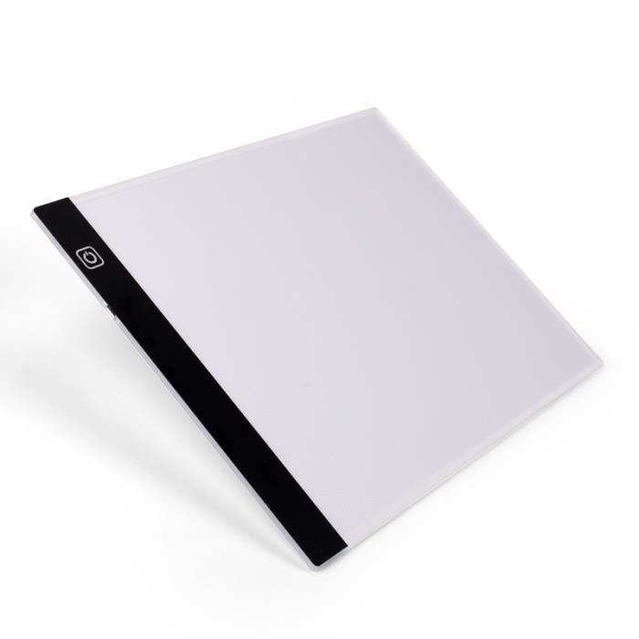 Tablette Lumineuse A3,planche à dessin, croquis conception création artistique peinture-47*34.5*0.5CM