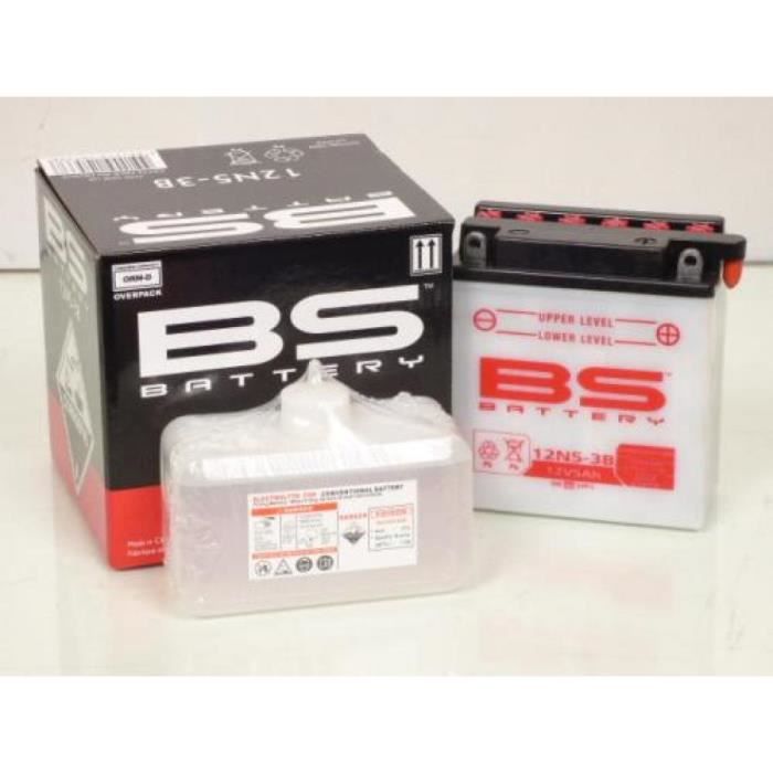 Batterie BS Batterie moto Suzuki 125 GT 1975 - 1977 12N5-3B