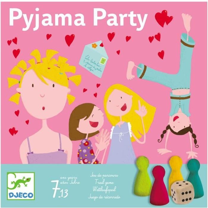 Jeu de parcours : Pyjama party