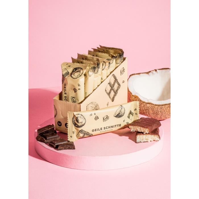 KoRo Barres bio noix de coco - chocolat 10 x 30 g