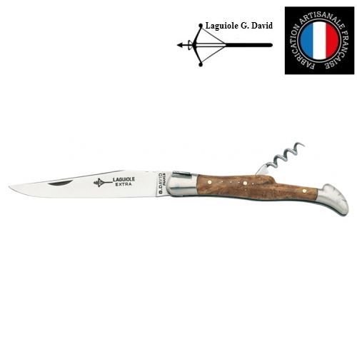 Couteau Laguiole G David Manche 12cm Genevrier