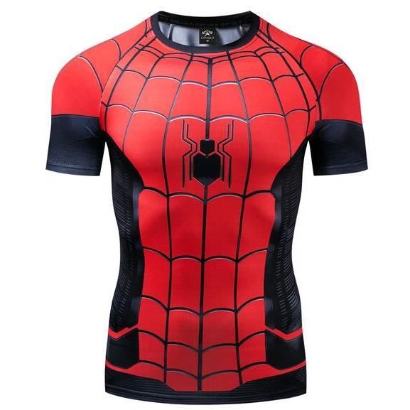 Nouveau Spiderman Collants Expédition héros Cosplay Les vêtements Avengers 4 Merveille Frère hollandais Même t-shirt