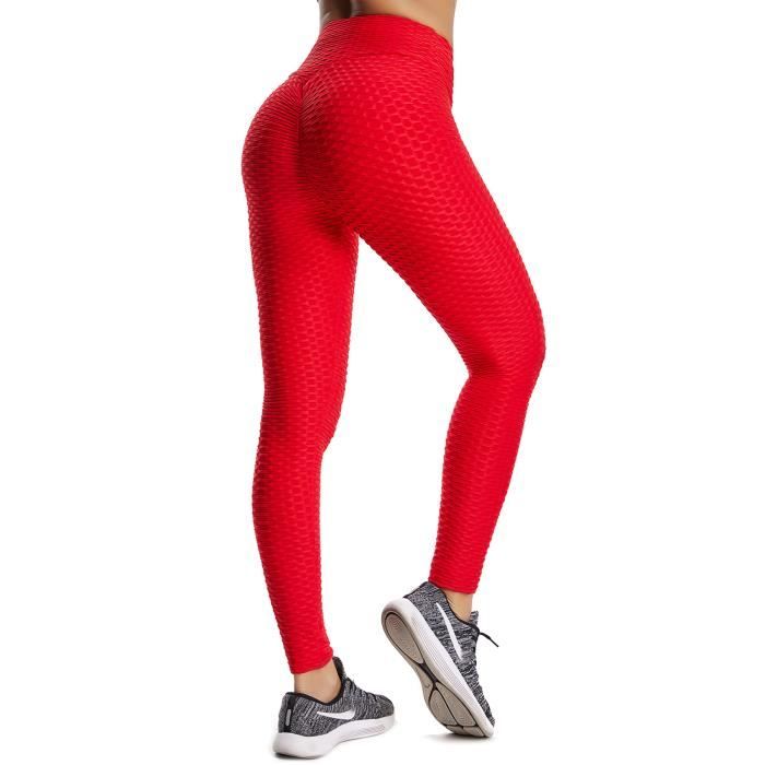 STARBILD Femmes Leggings de Sport Anti-Cellulite Pantalon de Compression Push Up Taille Haute Fesse Remontée Yoya Fitness