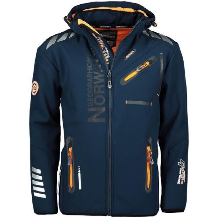 Veste Softshell Marine Homme Geographical Norway Royaute