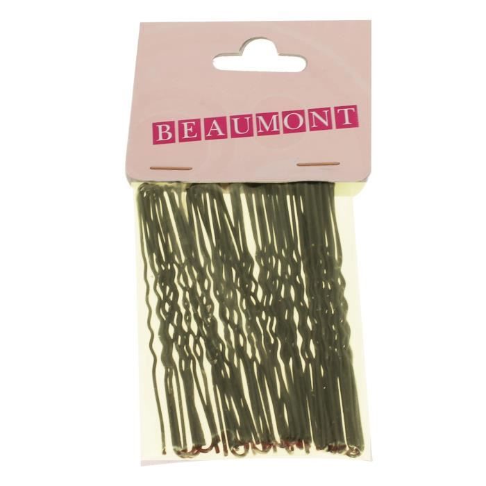 Shop Hair Sachet épingles neiges ondulées 70mm, x40 Bronze
