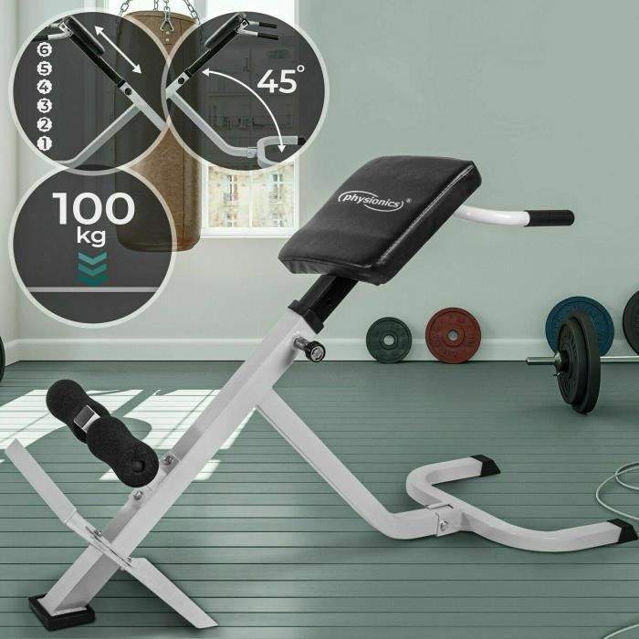 Banc romain Fitness de la salle de sport pour l'entraînement dorsal inclinaison de 45 °
