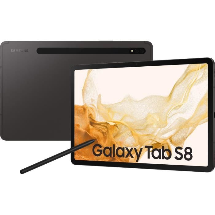 SAMSUNG - Galaxy Tab S8 - 11" - RAM 8Go - 128Go - Anthracite - S Pen inclus