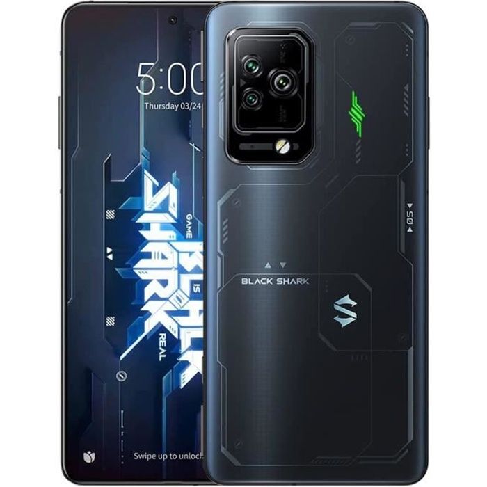 Black Shark 5 Pro 5G Smartphone 8+128Go Noir Écran 6,67\
