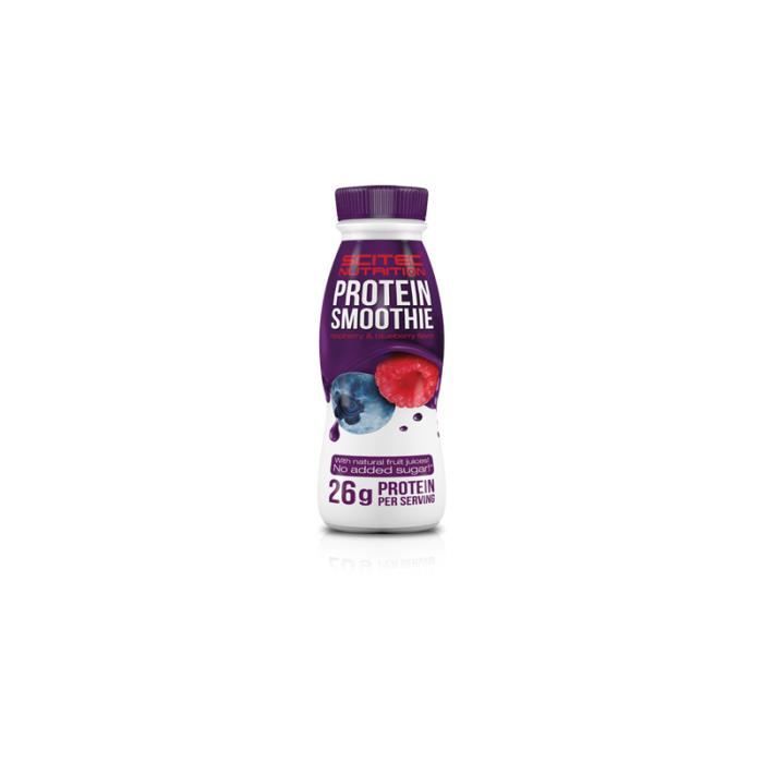 Protein Smoothie 330mL Scitec Nutrition Framboise Et Myrtilles