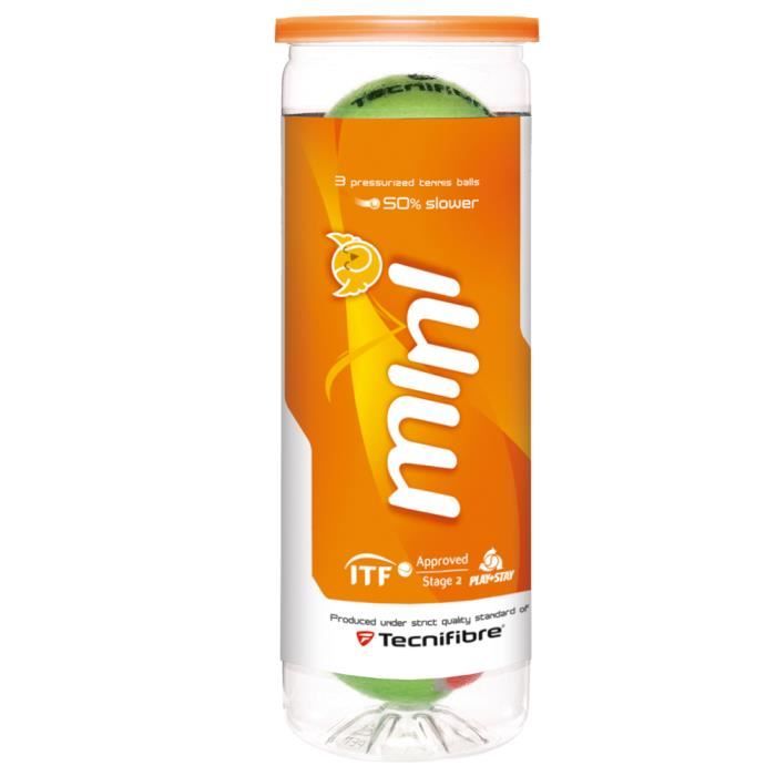 Balles de tennis Tecnifibre Tube de 3 balles mini tennis