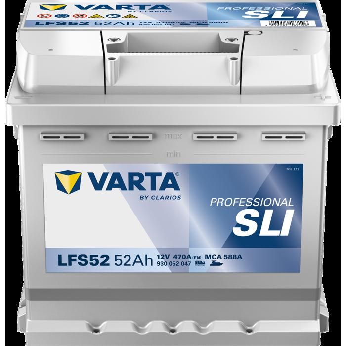 Batterie de démarrage Varta Professionnal Démarrage L1 LFS52 12V 52Ah / 470A