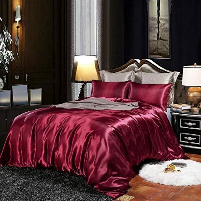 Housse De Couette 220X240 Ado Adulte Parure De Lit Pierre Zen Bambou
