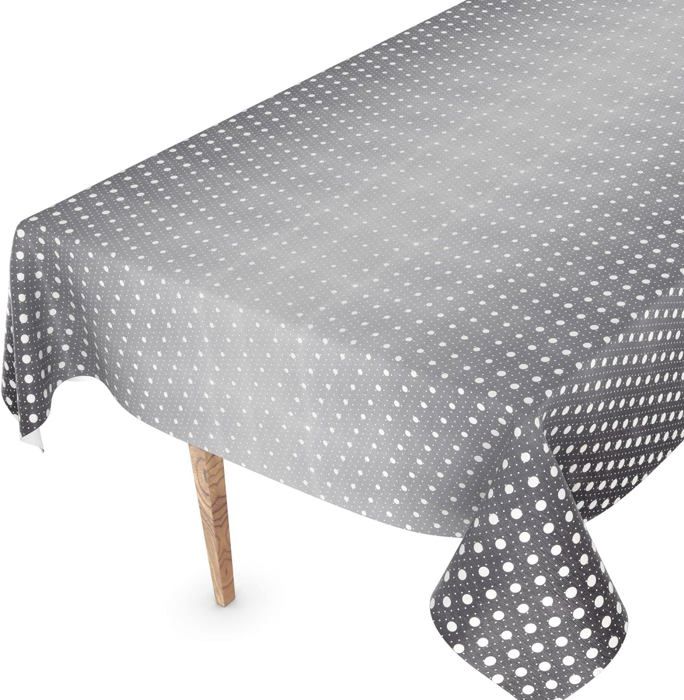 Nappe De Noël Rectangulaire (140 X 240 Cm) Nuit étoilée Beige Et Doré - Décoration De Table De Fête