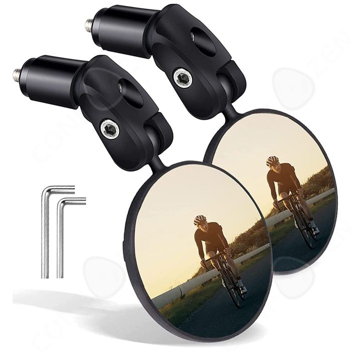 Rétroviseurs Vélo WOUMON - HD 360° Réglables Pour VTT/trotinette