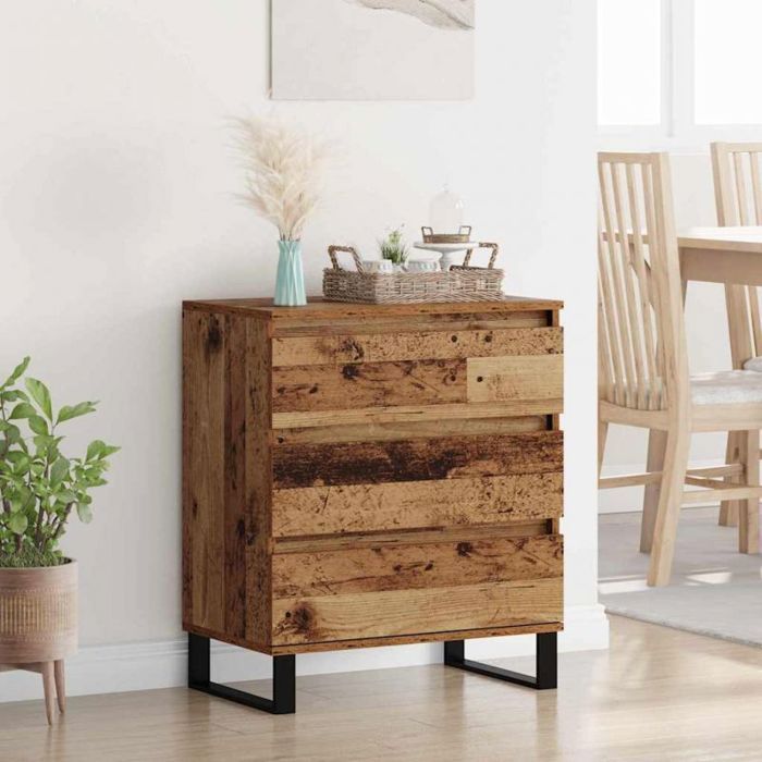 Buffet bas VidaXL 60×35×70 cm - Bois dingénierie aspect bois ancien