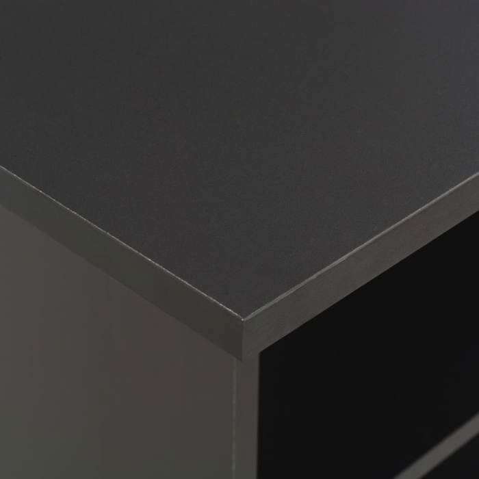 Table cuisine 2/4 personnes Noir - LEMON® Table de bar/Table à dîner - Noir - 60x60x110cm 192 - Soldes