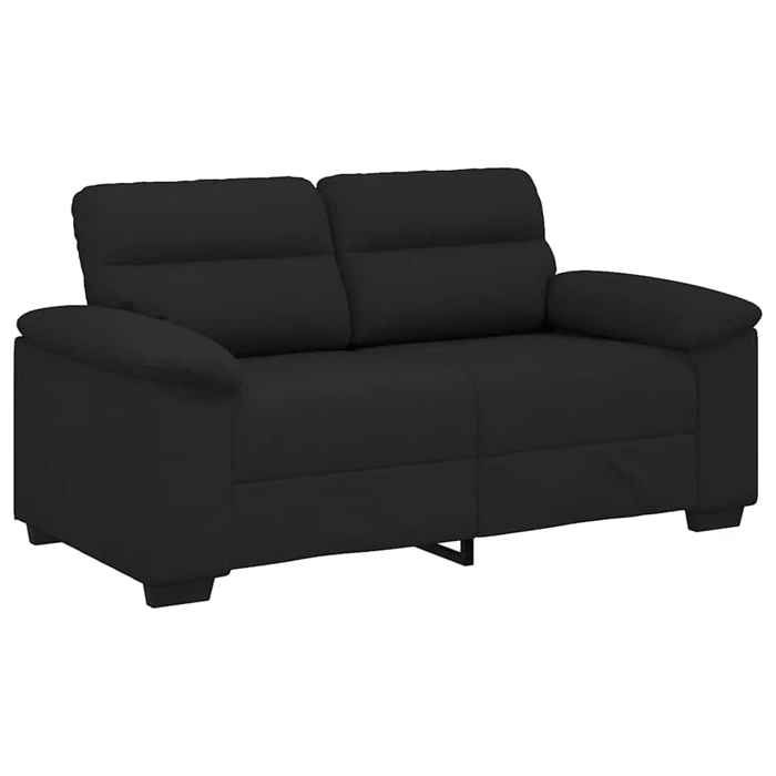 Top 2026@Sofa/Canapé de salon - charge 220 kg - Noir - SWEETY® Canapé à 2 places noir 160x81x84cm tissu 472744