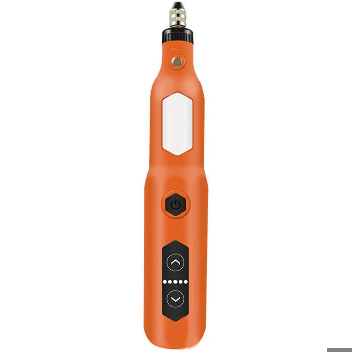 Outil rotatif multifonction - PZCC - Mini perceuse sans fil 37V - 65 accessoires - 16 000 tr/min - LED