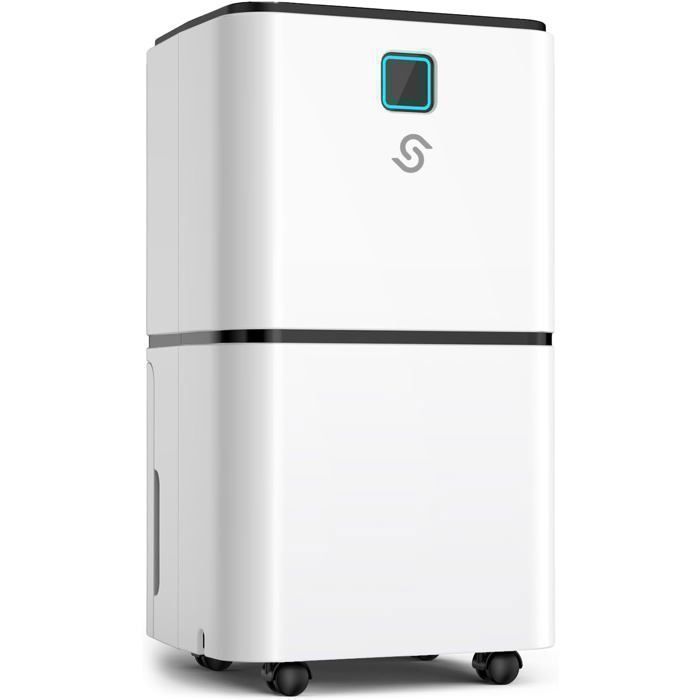 Déshumidificateur silencieux jusquà 36 dB capacité 14 L/Jour 3 modes combinés économe en énergie