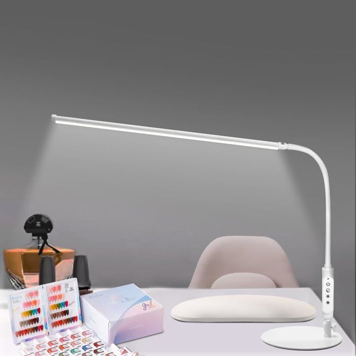 60Cm Lampe De Table Manucure Led Pour Prothésiste Ongulaire Blanc[BI135]