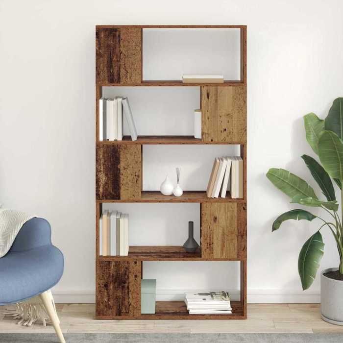 Meuble TV mural - MAISON EXCLUSIVE - 80x24x156 cm - Bois dingénierie - Aspect bois - Gain de place